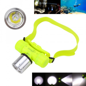 LAMPARA LJK DT-808-113 PARA CABEZA, ESPECIAL PARA BUCEO, RESISTENTE AL AGUA, 800 LUMENS, INCLUYE CARGADOR